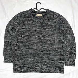 O'Hanlon Mills - Calhoun Knit Sweater in Salt and Pepper, size M